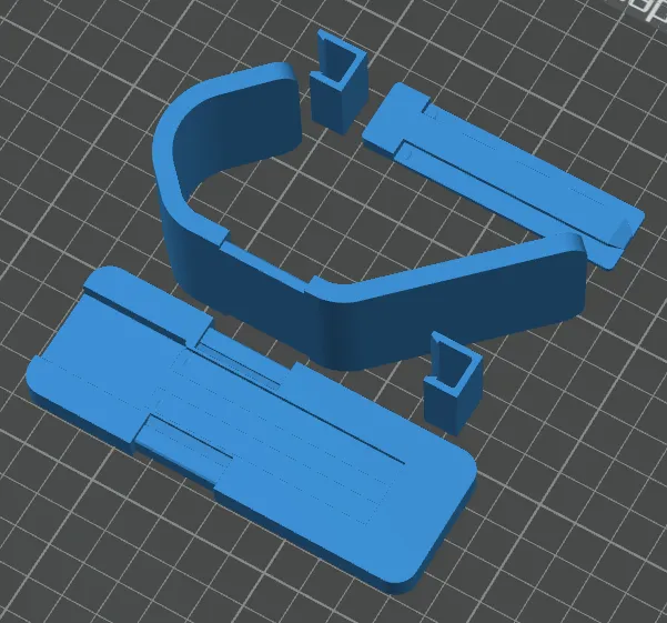 Bathroom Shelves using non-destructive 3M Command Strips by Chipp Walters, Download free STL model