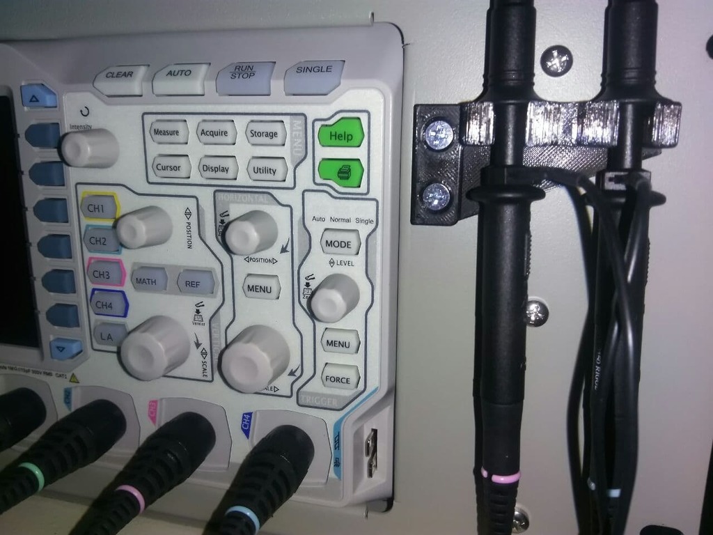 Rigol RMDS1000Z Oscilloscope Probe Holder by User0180 Download free
