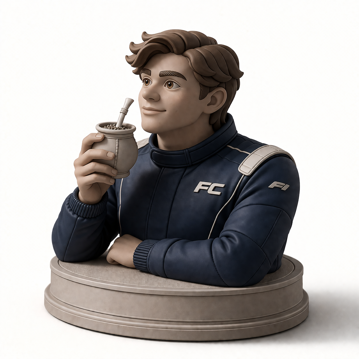 Franco Colapinto Tribute Bust - F1 Road Show Buenos Aires