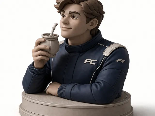Franco Colapinto Tribute Bust - F1 Road Show Buenos Aires