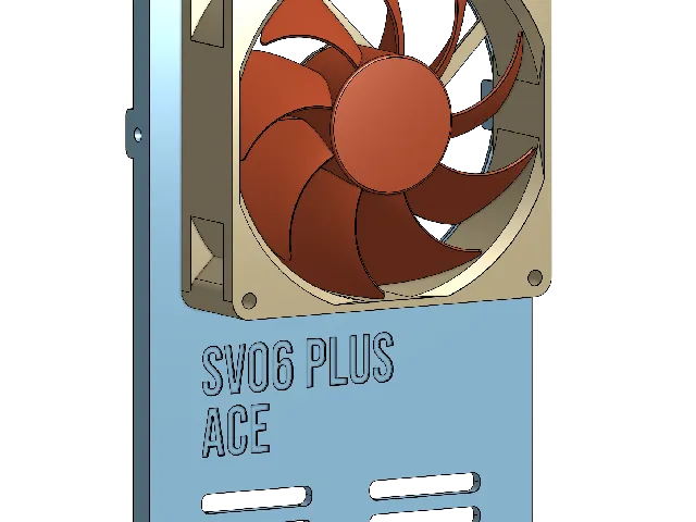 Sovol SV06 PLUS and PLUS ACE / PSU bigger fan cover