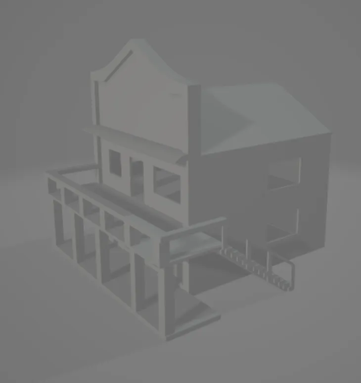 Bar Hotel Saloon Brothel by DarkPrinc | Download free STL model ...