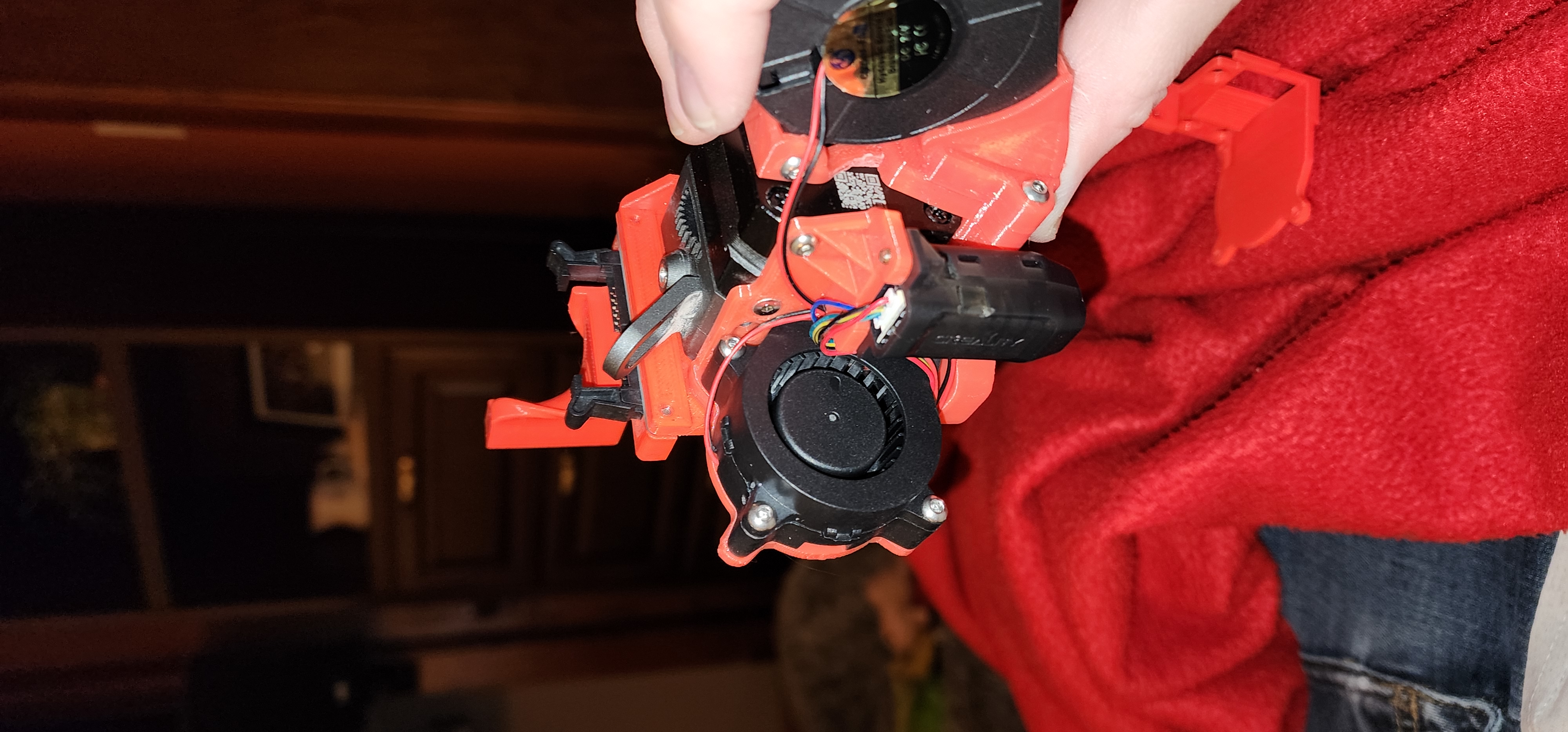 Ender 3 sprite hotend 4020 Fan 3D model thumbnail