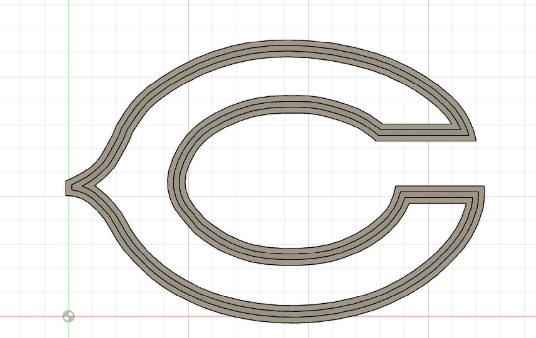 Chicago bears led logo