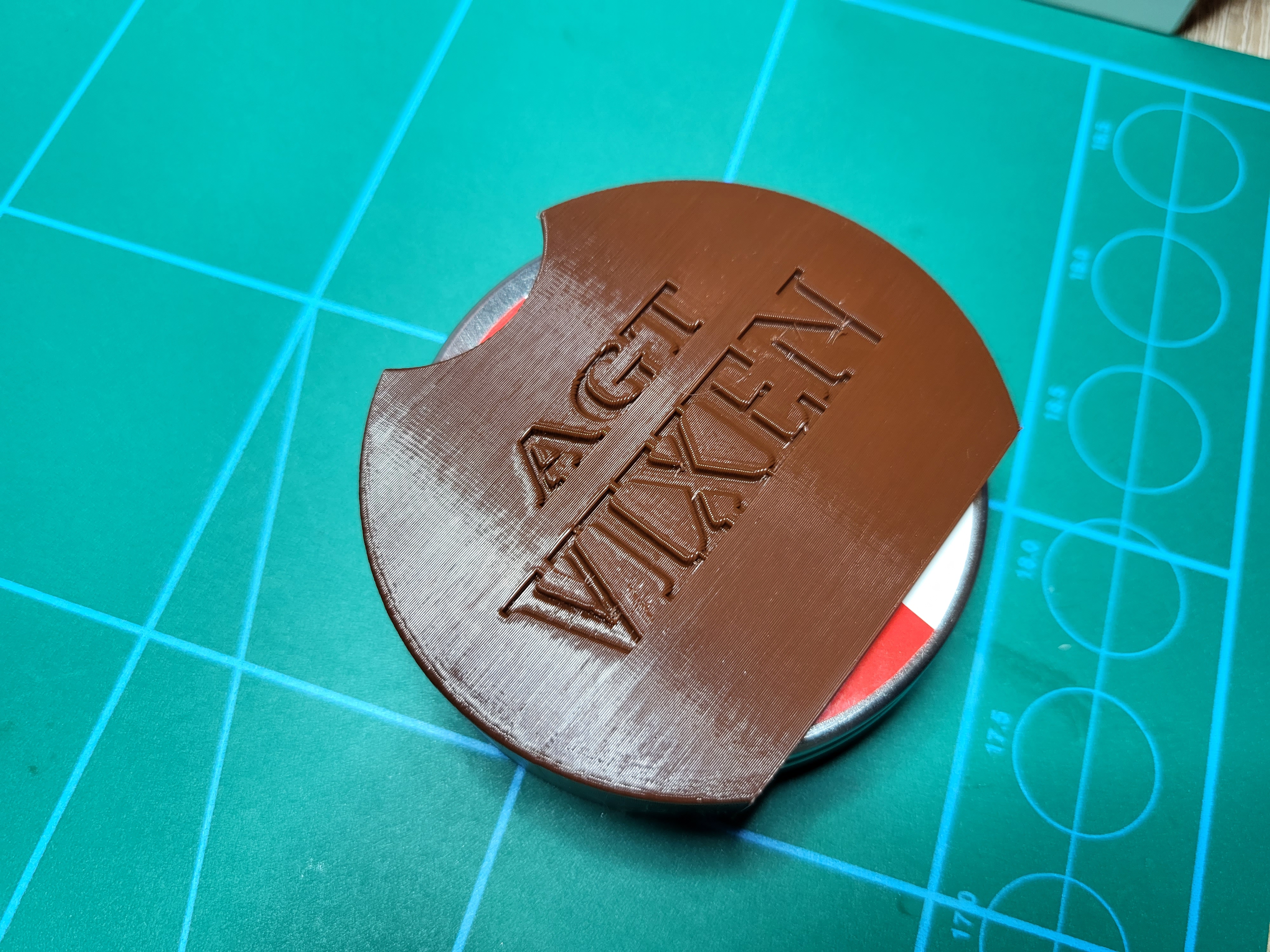 Pellet tin holder for AGT Vixen -airgun technology