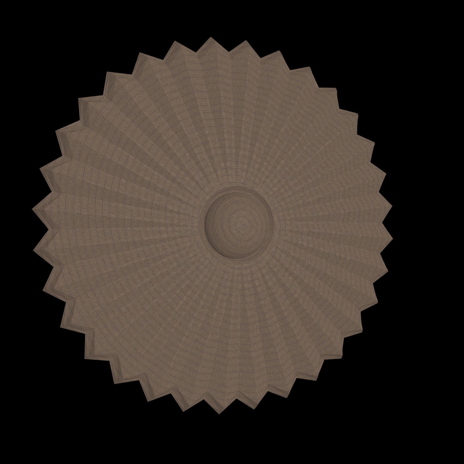 Wood Ornament Rosette