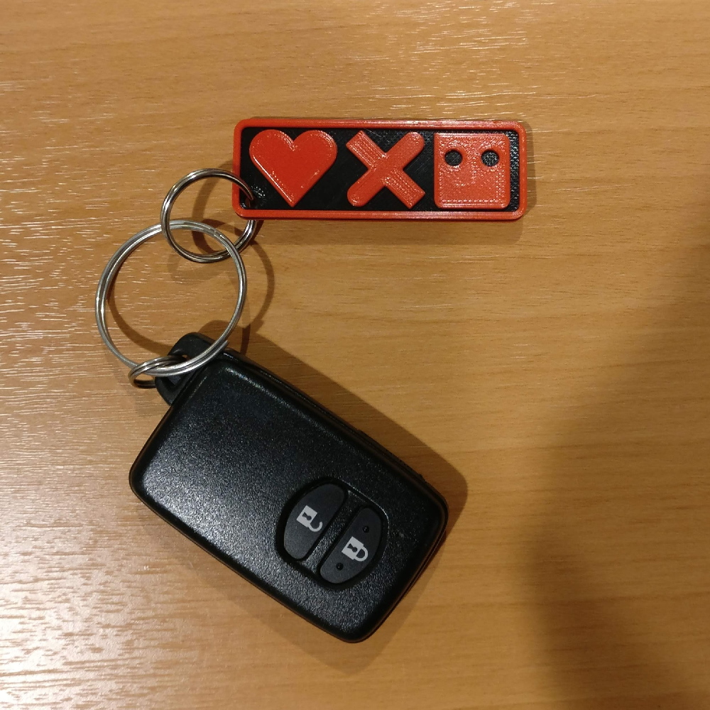 Love, Death & Robots Logo Keychain