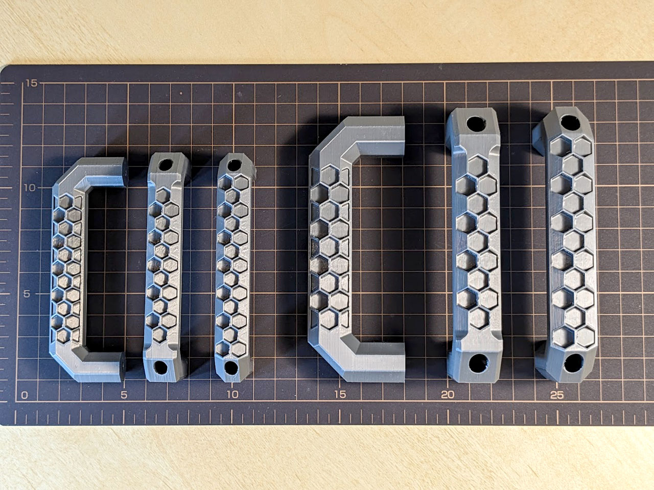 Miniatura 4 do modelo 3D Hex Pattern Handle Collection