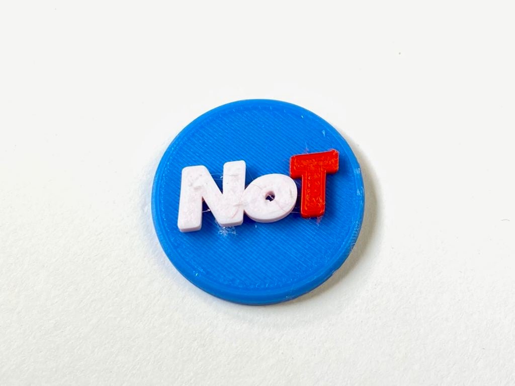 NoT Round Button