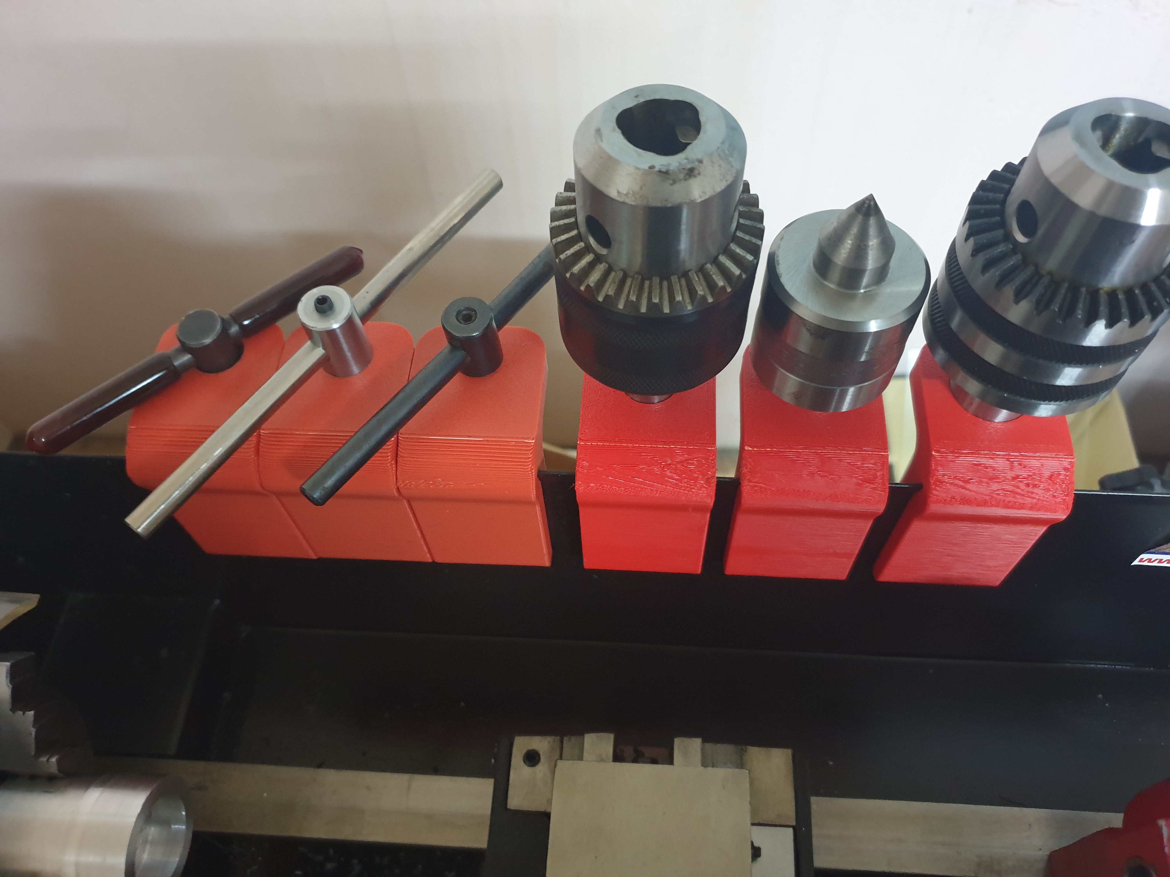 Sieg SC2 Mini Lathe chip guard accessories holders