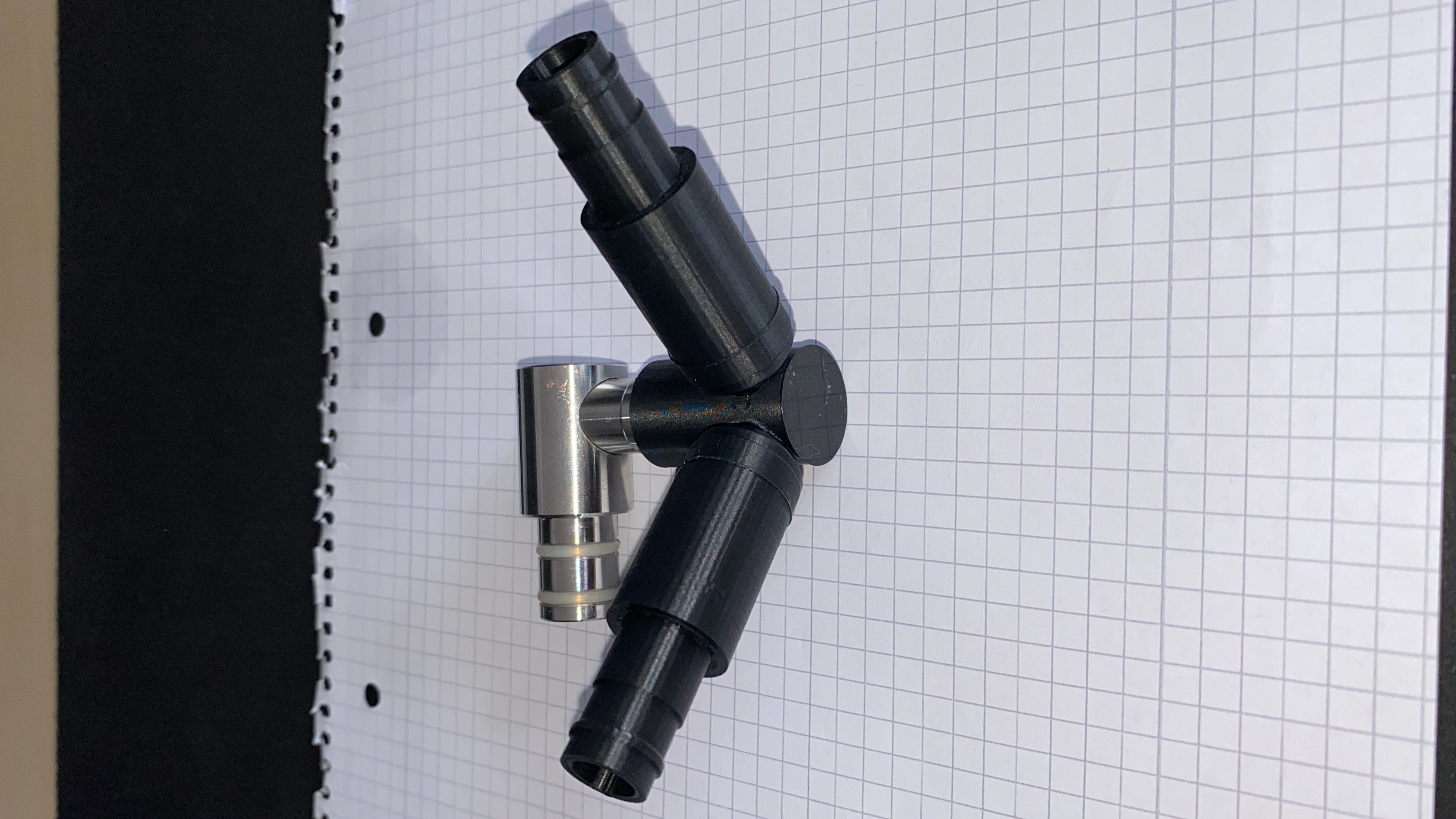 hookah two-pipe adapter / Shisha Zwei-Schlauch-Anschluss