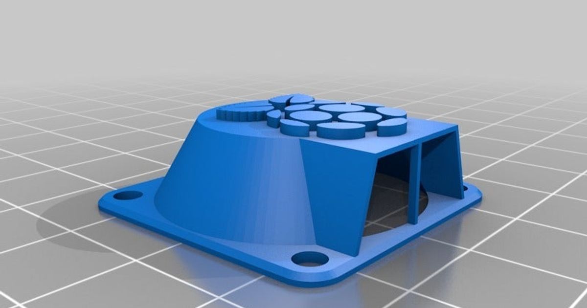 Raspberry Pi fan cover by Old Curmudgeon | Download free STL model ...