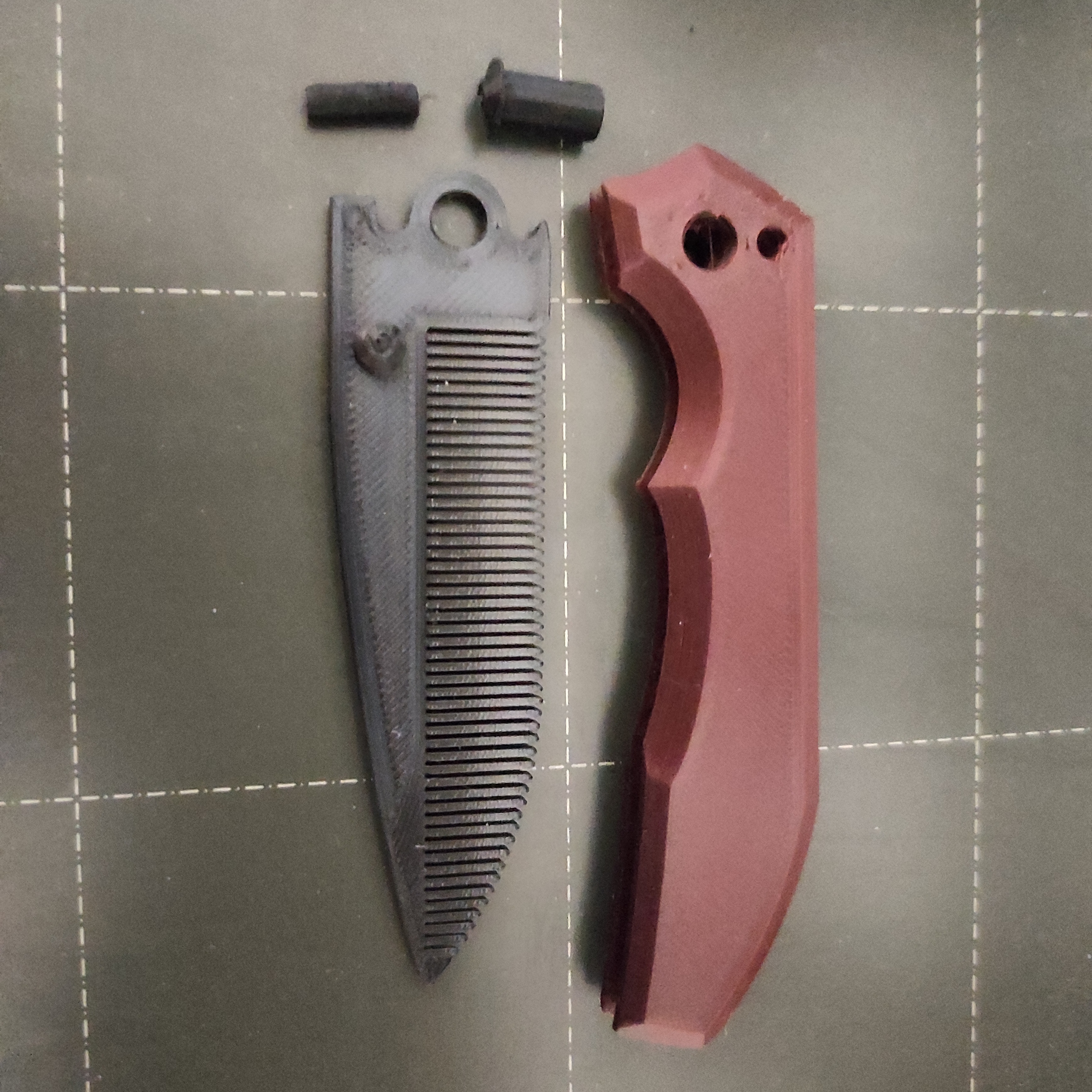 Miniatura 9 do modelo 3D Folding Comb Knife