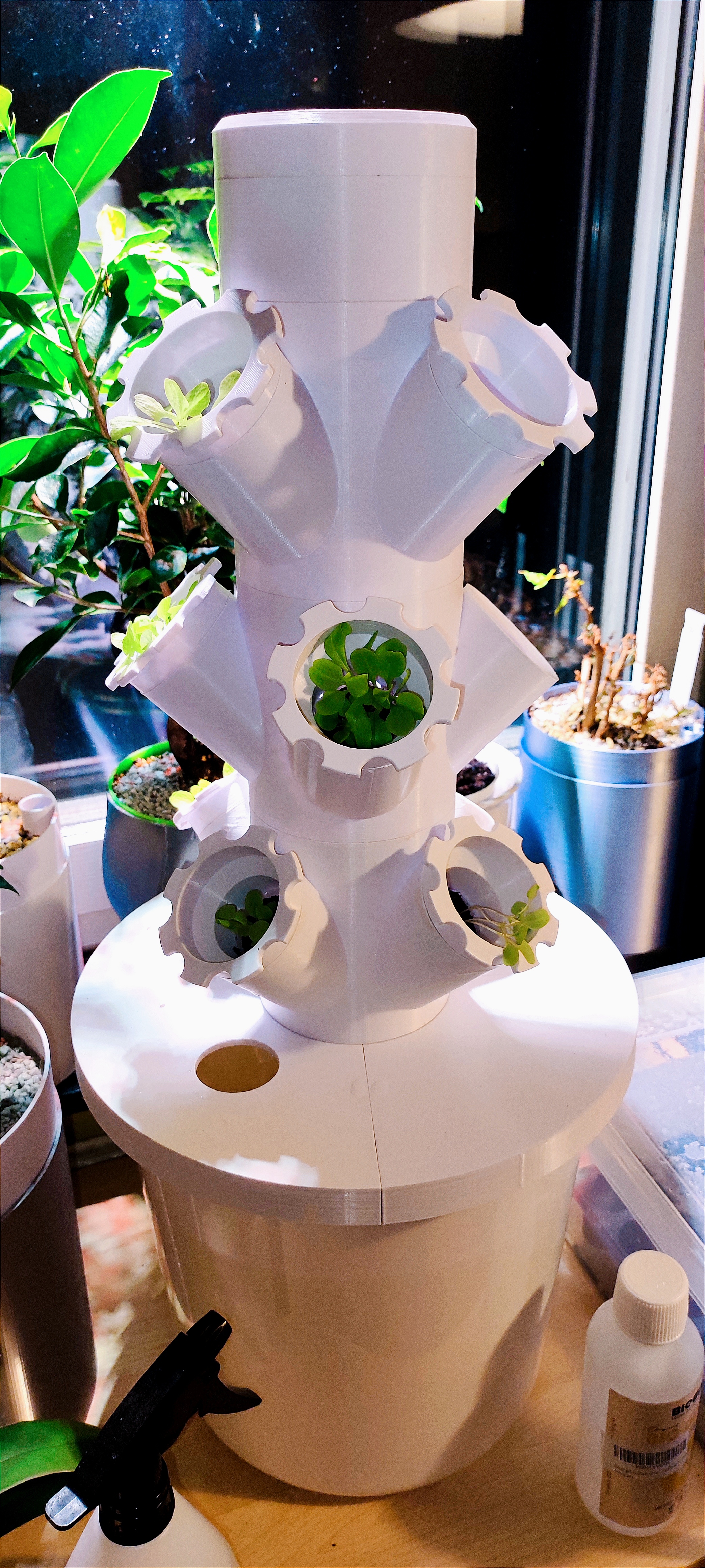 Miniatura 2 do modelo 3D Hydroponic Tower (compact design)