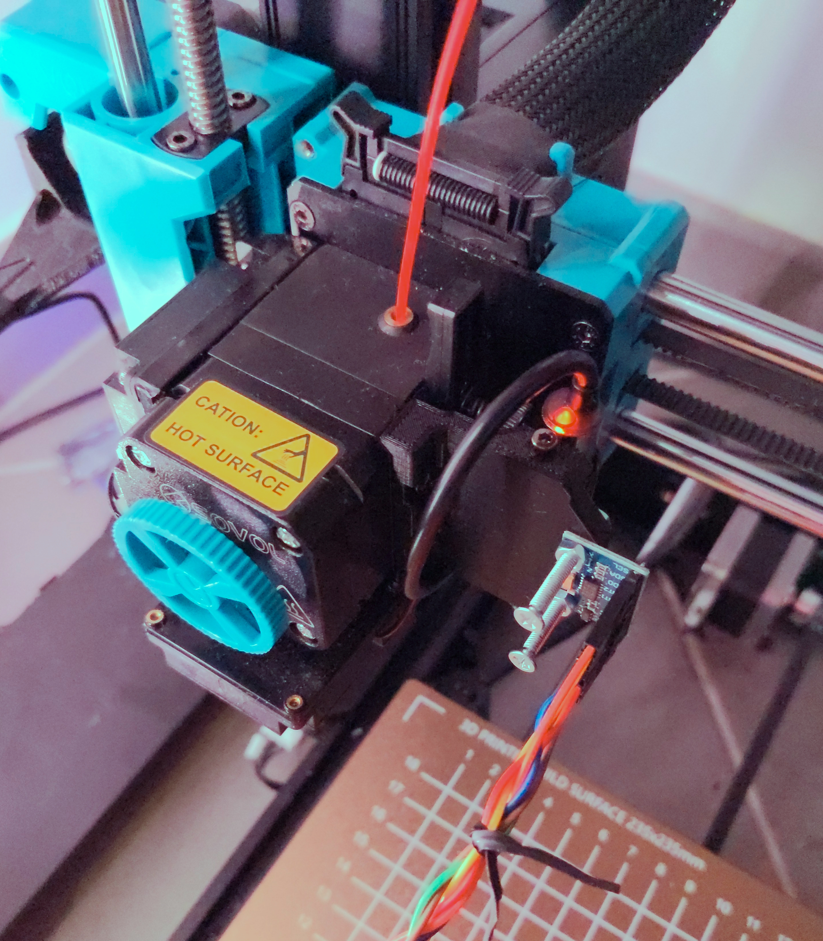 SV06 Z probe mount (with insertless ADXL support)
