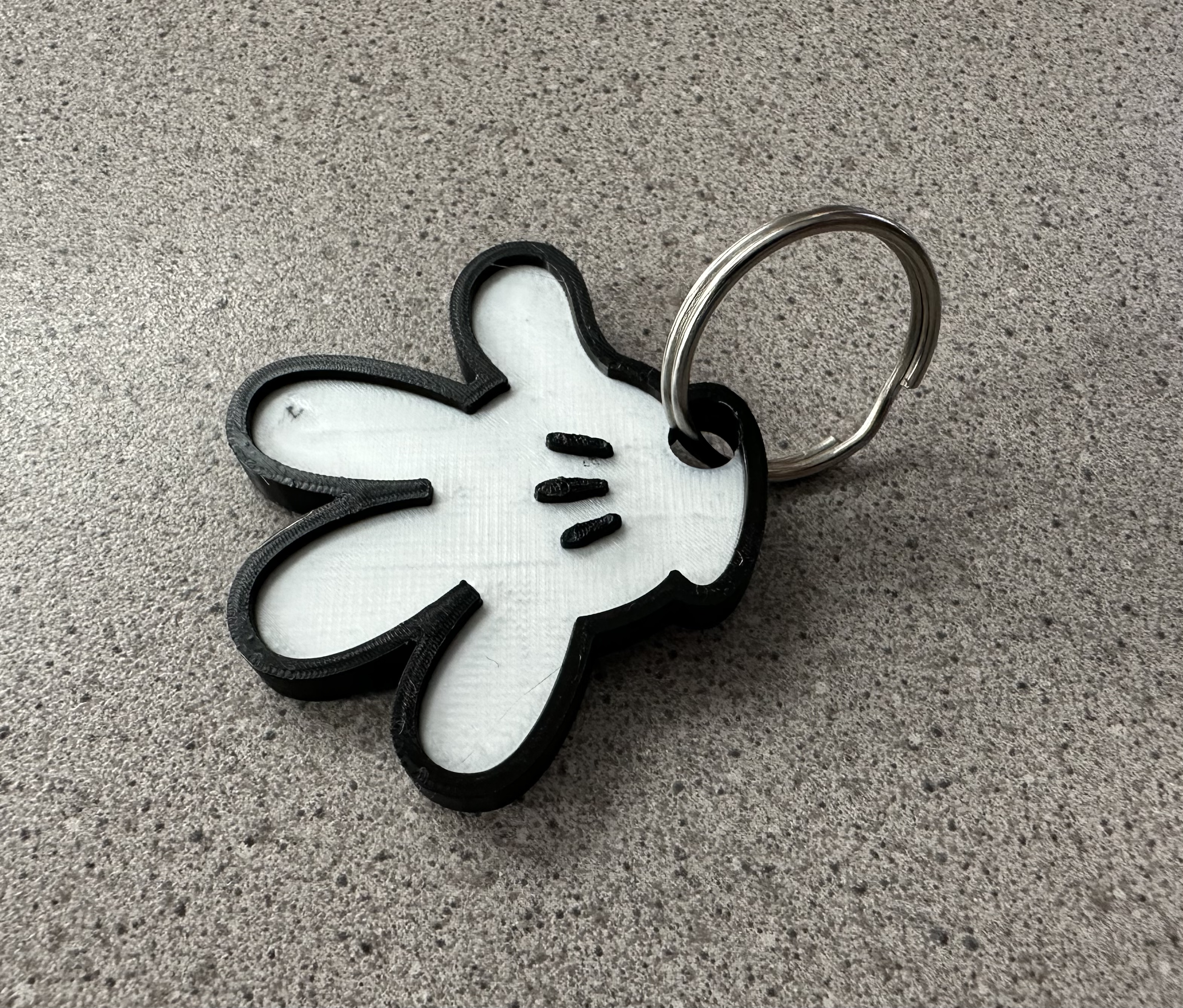Mickey Hand Keychain Zipper Pull