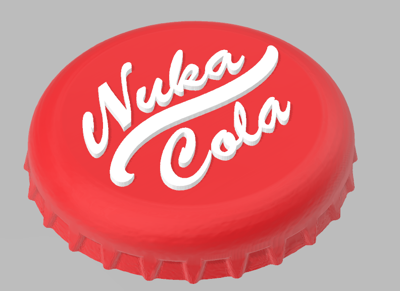 Nuka Cola Cap 45 Record Adapter by ThreeDoc | Download free STL model ...