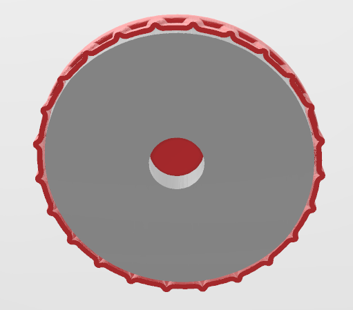 Nuka Cola Cap 45 Record Adapter by ThreeDoc | Download free STL model ...
