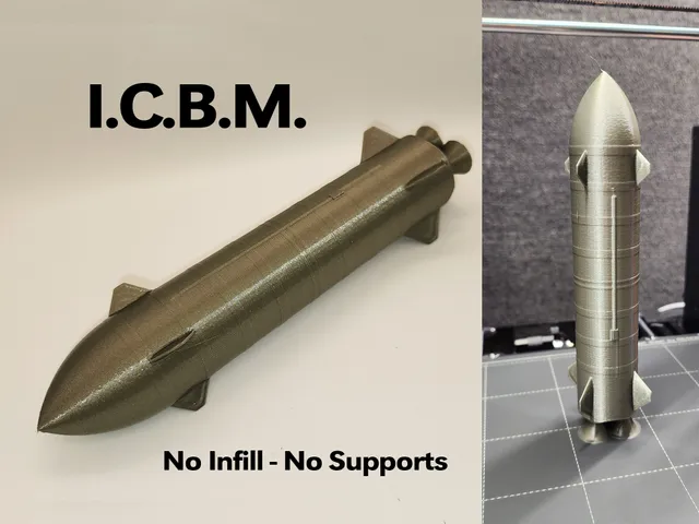 ICBM - No Infill No Support Ballistic Missile