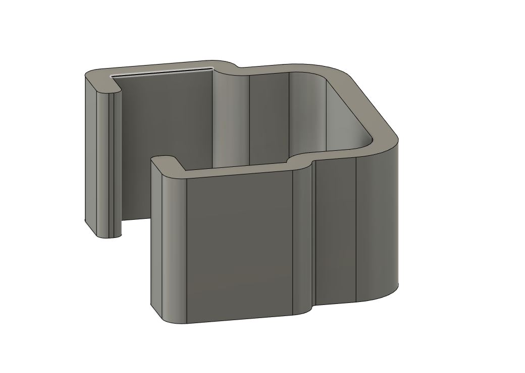 Cable management clip for Ikea Micke desk by zwirek2201 Download free