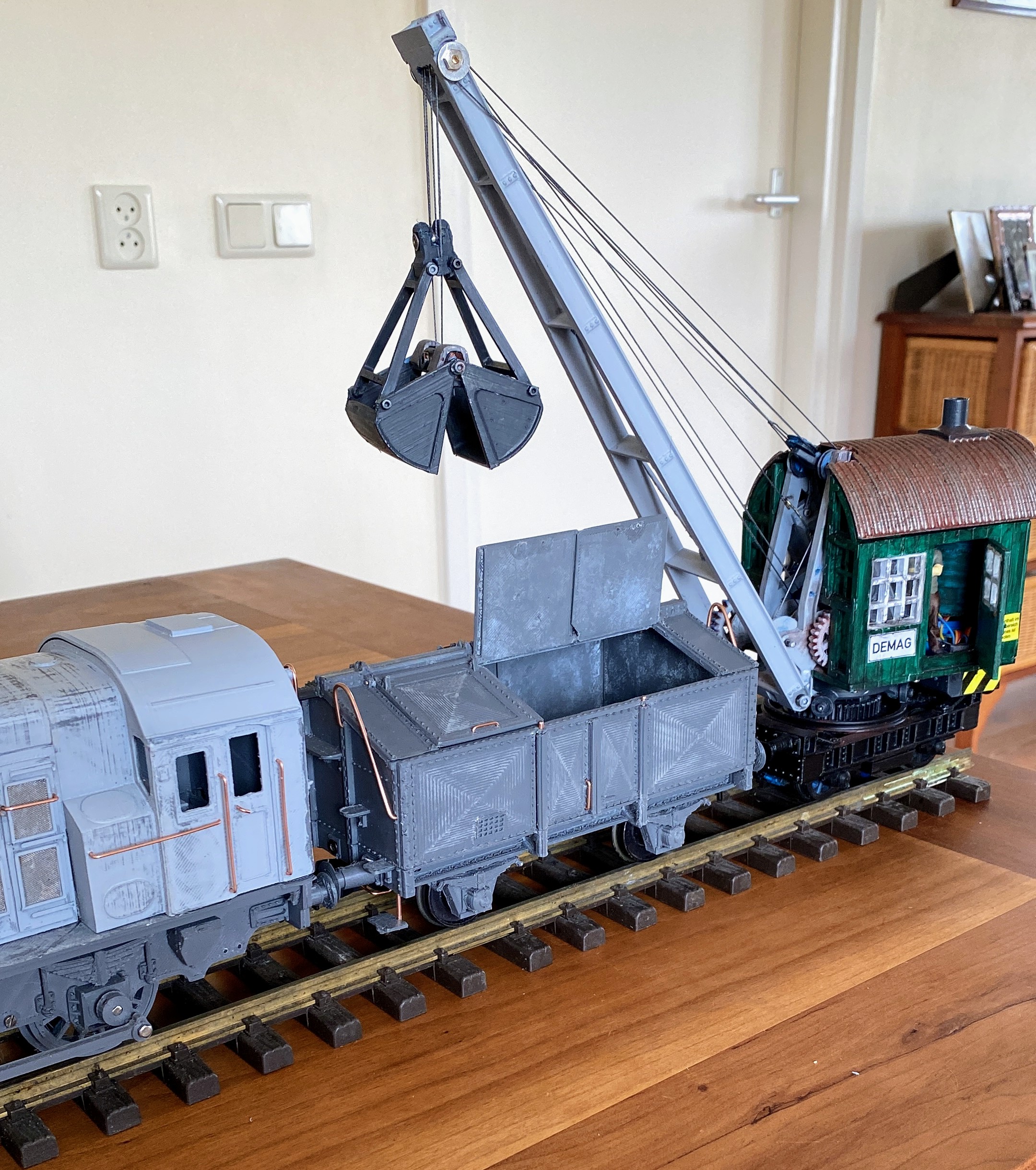 Deutsche Reichsbahn / Deutsche Bundesbahn K06 Klappdeckelwagen "Wuppertal"/"Sachsen" - Gauge 1 (1:32)