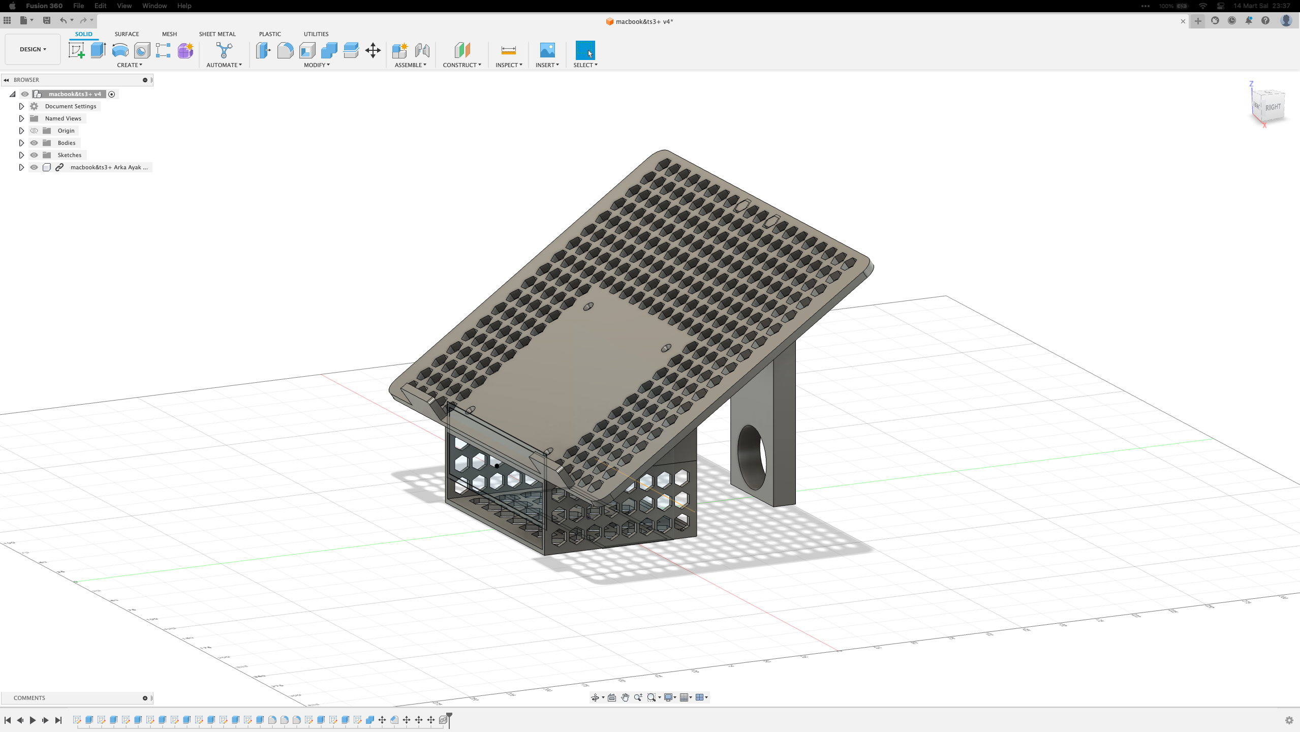 Caldigit ts3+ Laptop Holder