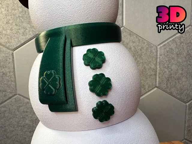 Giant Snowman - Saint Patrick's Day Edition