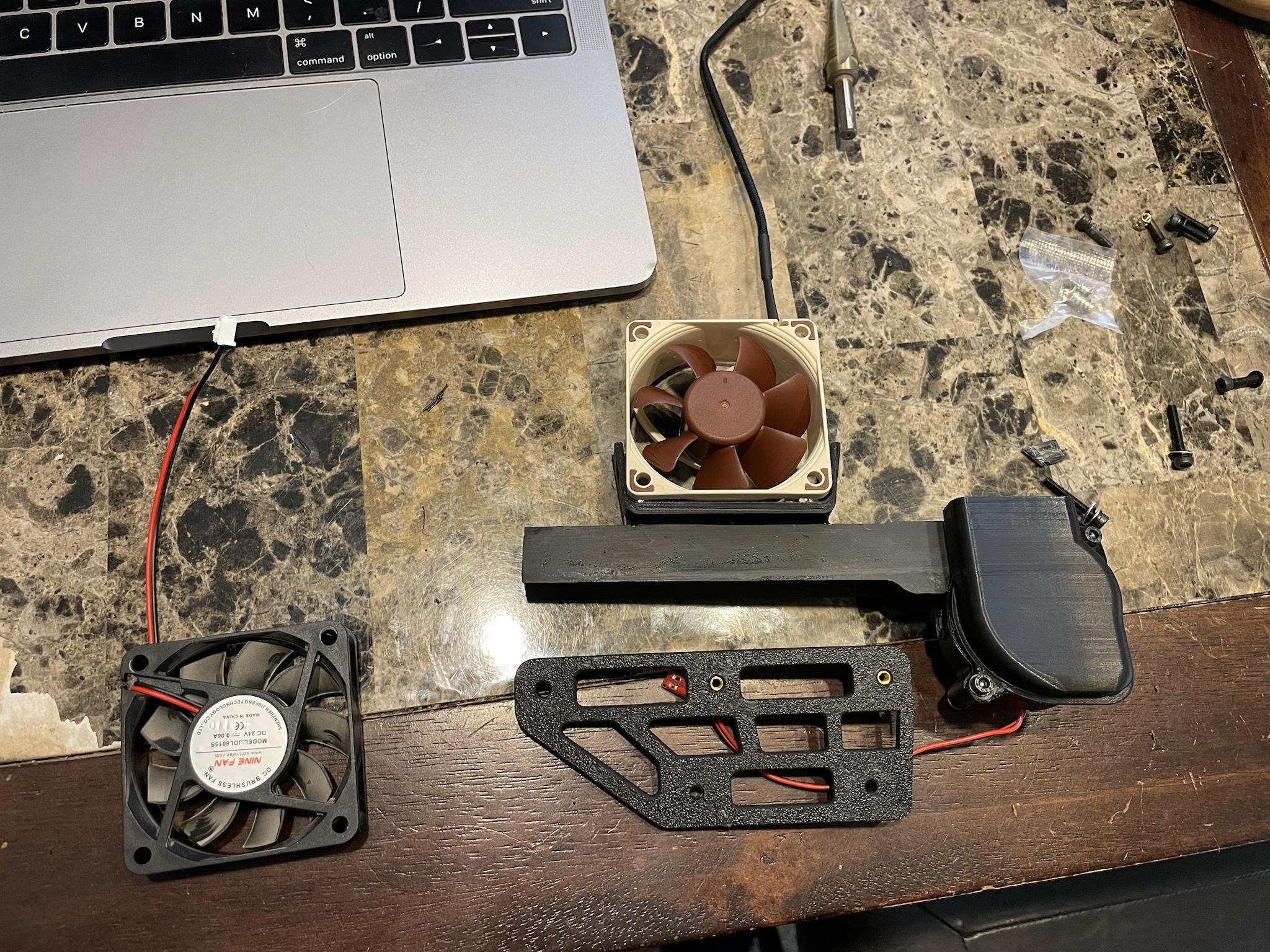 Flsun v400 blower fan tensioner