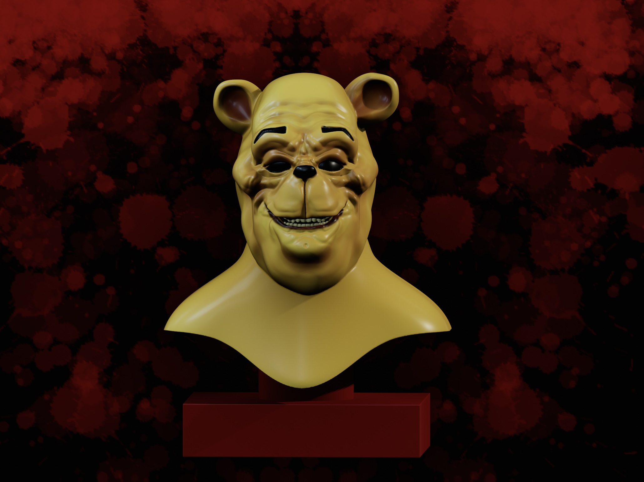 Winnie the Pooh Blood and Honey bust.
