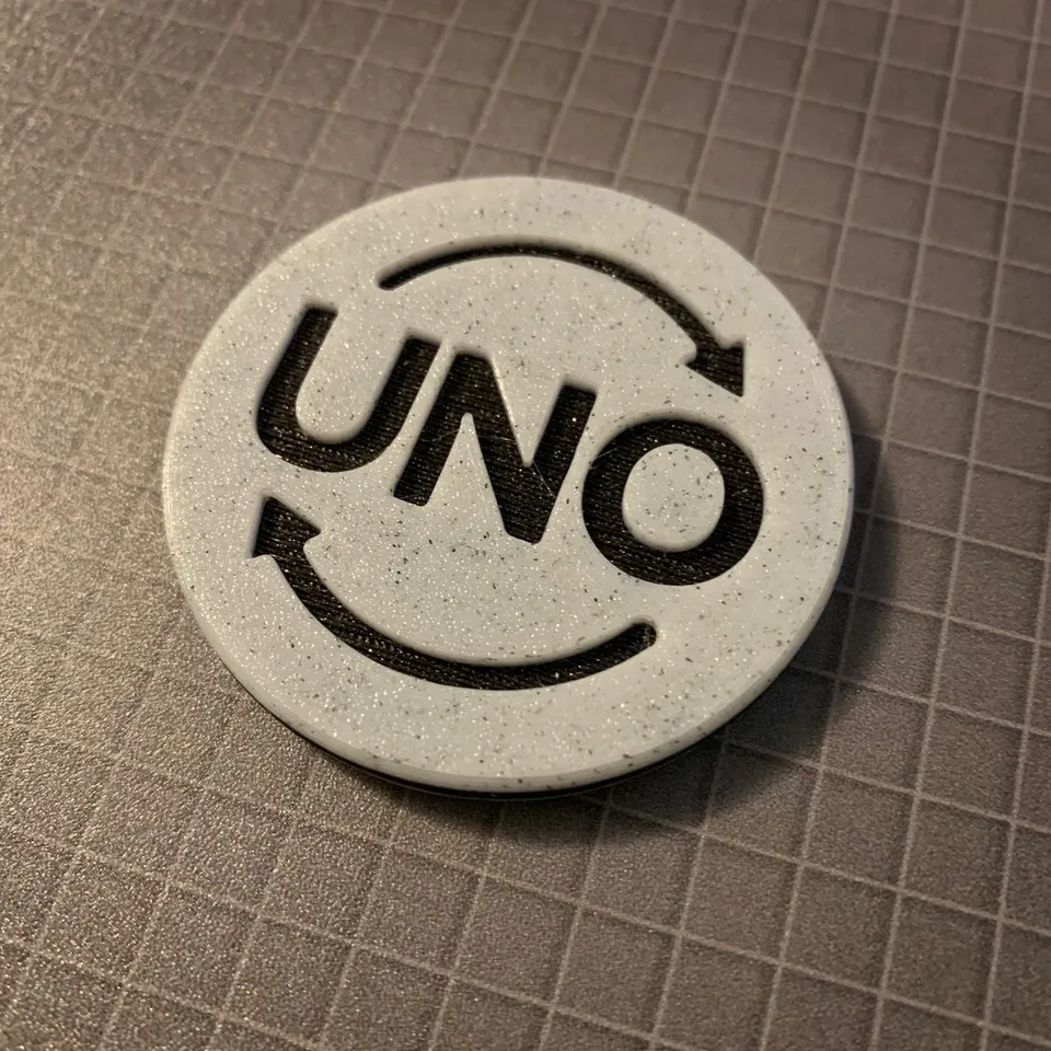 UNO Reverse Coin by TperroneDesign Printables Store