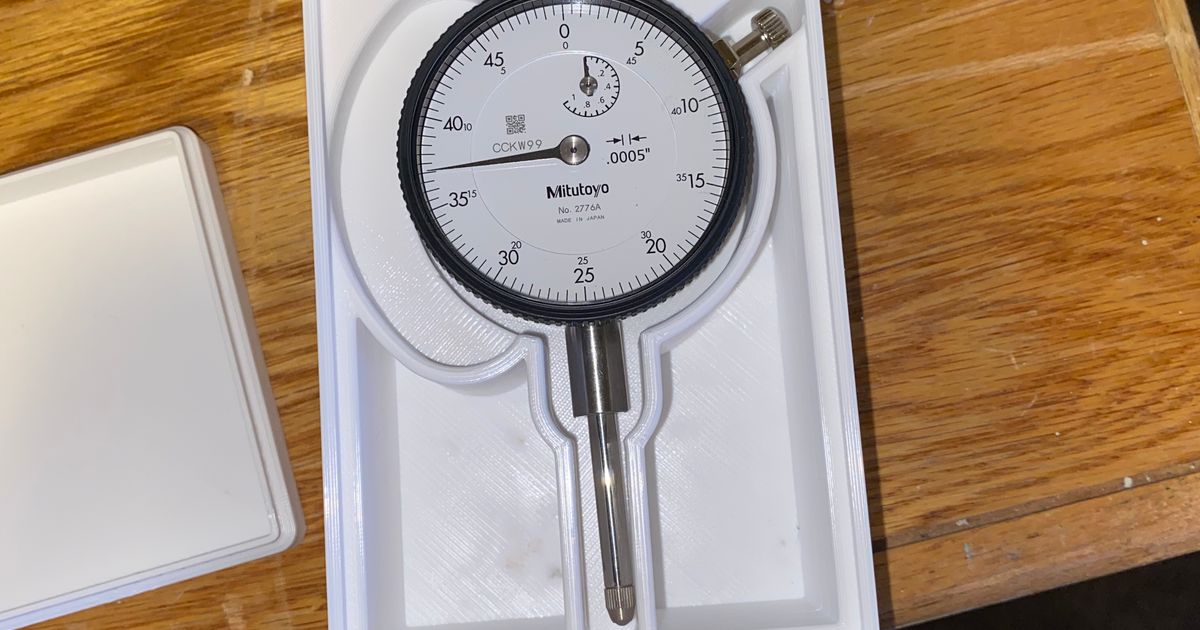 Mitutoyo Dial Indicator Gridfinity 3x2 by pralidox Download free STL