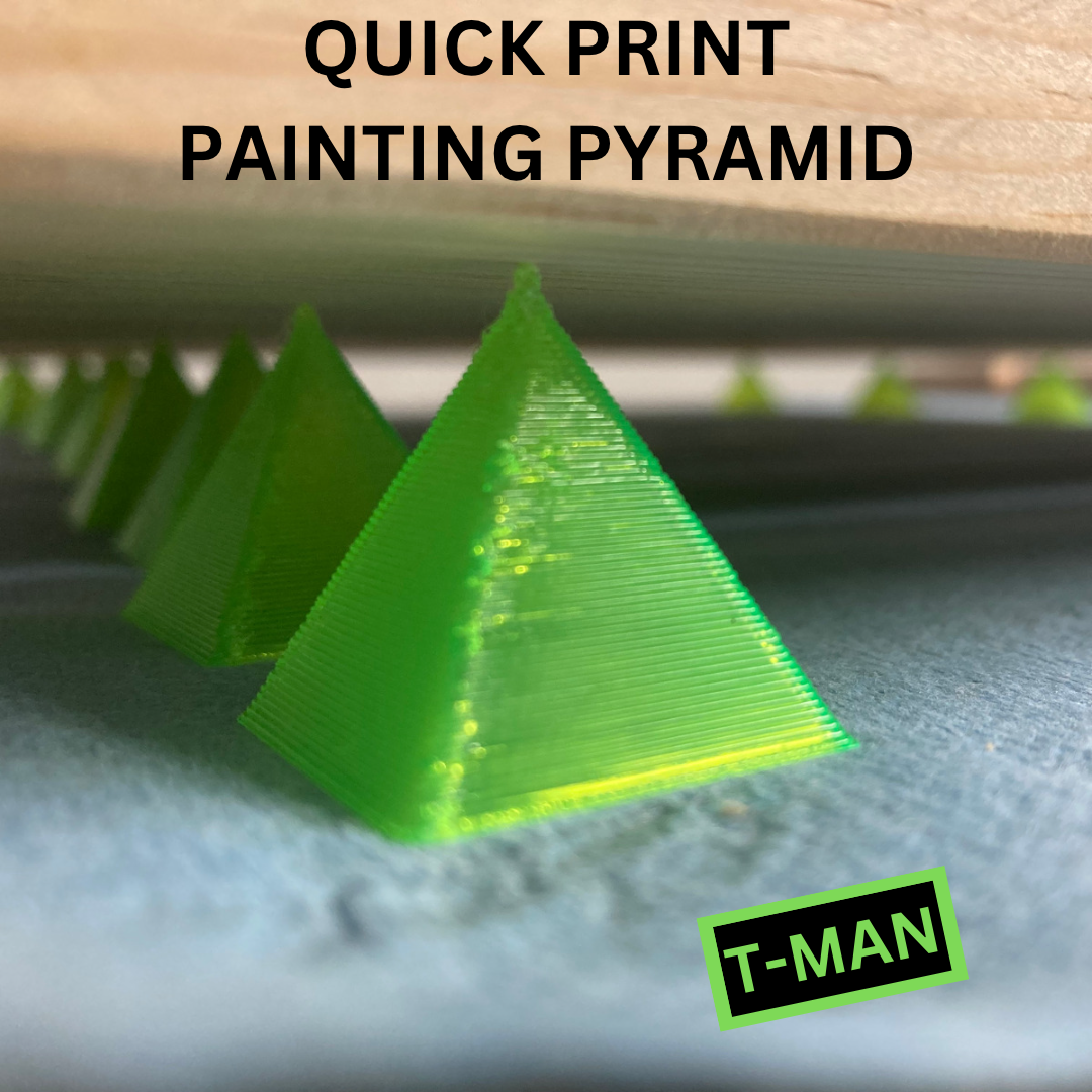 Super Quick-Print Paint Pyramids