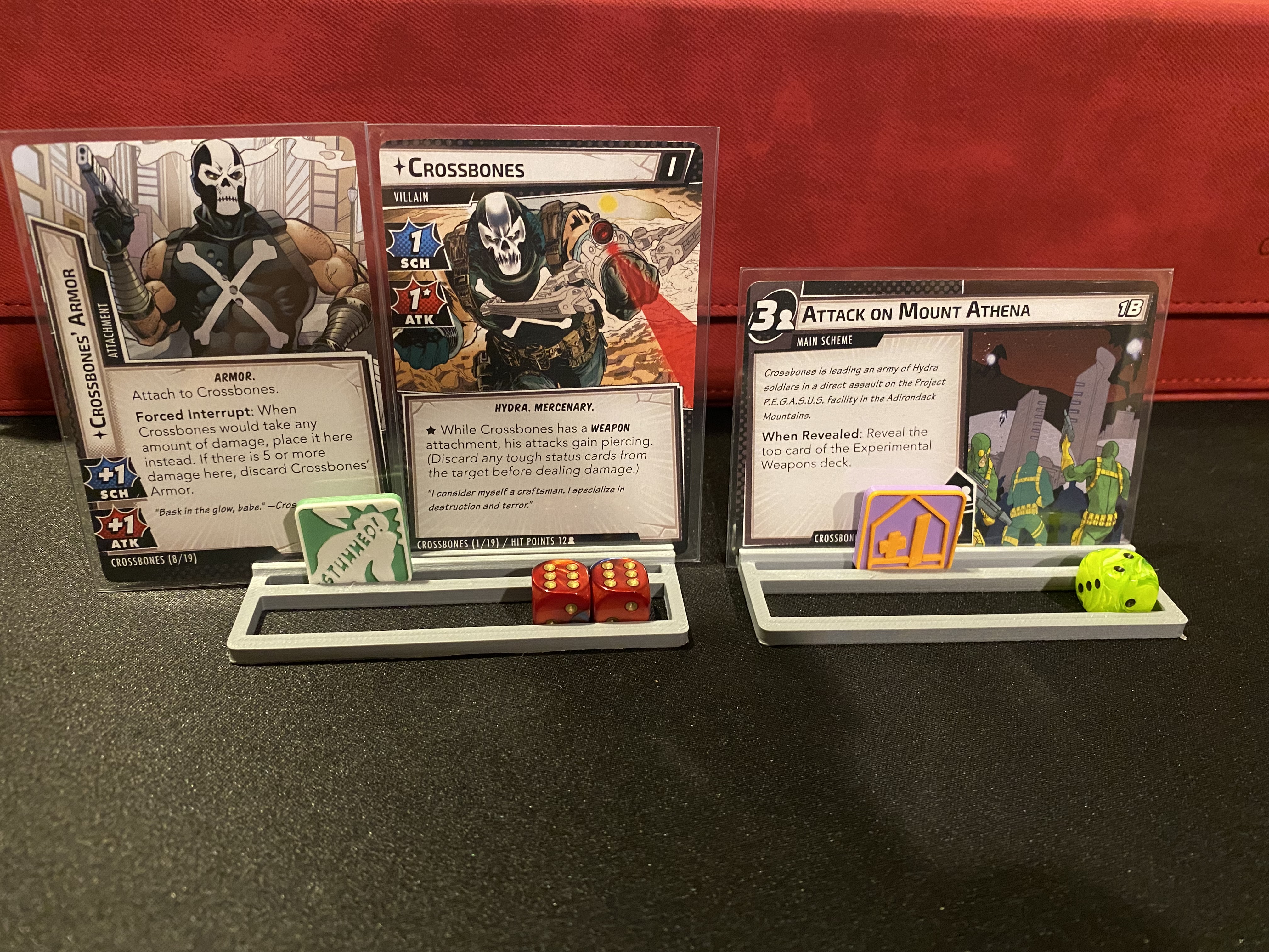 Marvel Champions Villian & Scheme Card Stand