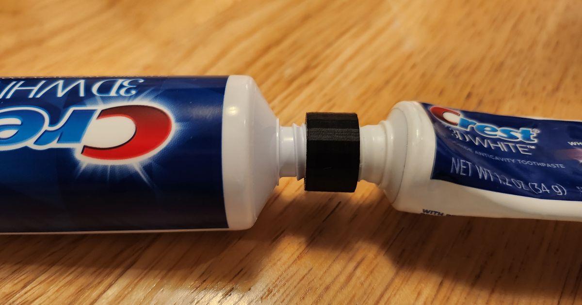 Toothpaste tube coupler by linn a download free stl model