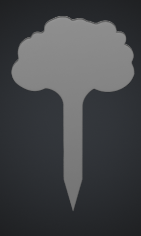 Plant / Seed Marker - Tree Design