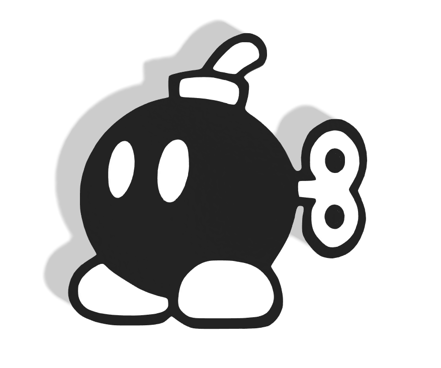 Bob-omb Super Mario Decor
