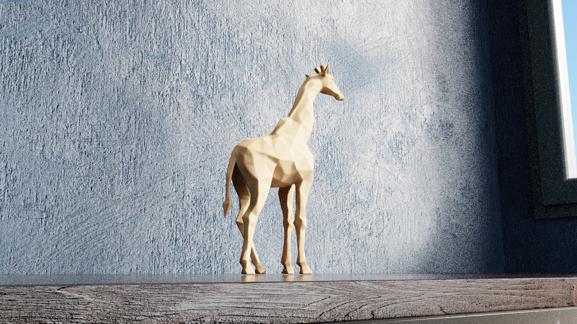 Low Poly Giraffe — miniatura 4