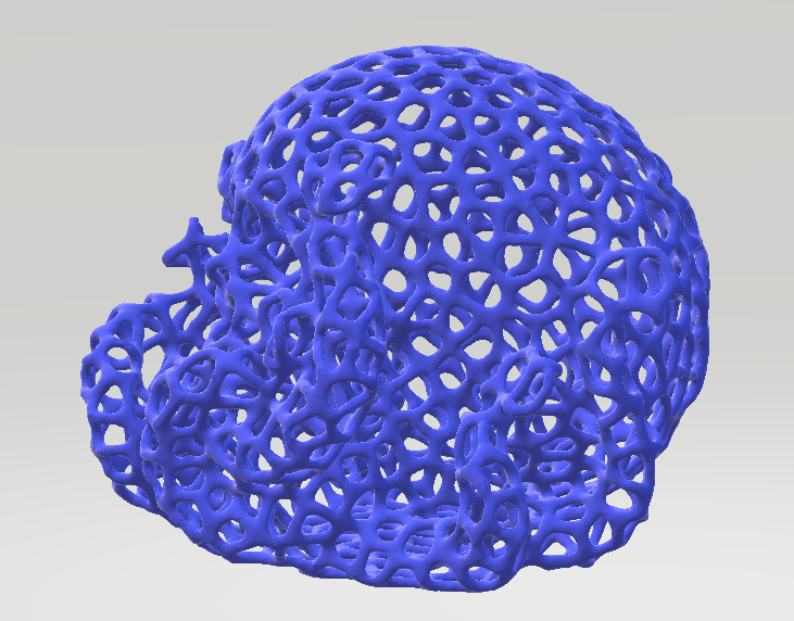 Octo skull voronoi style