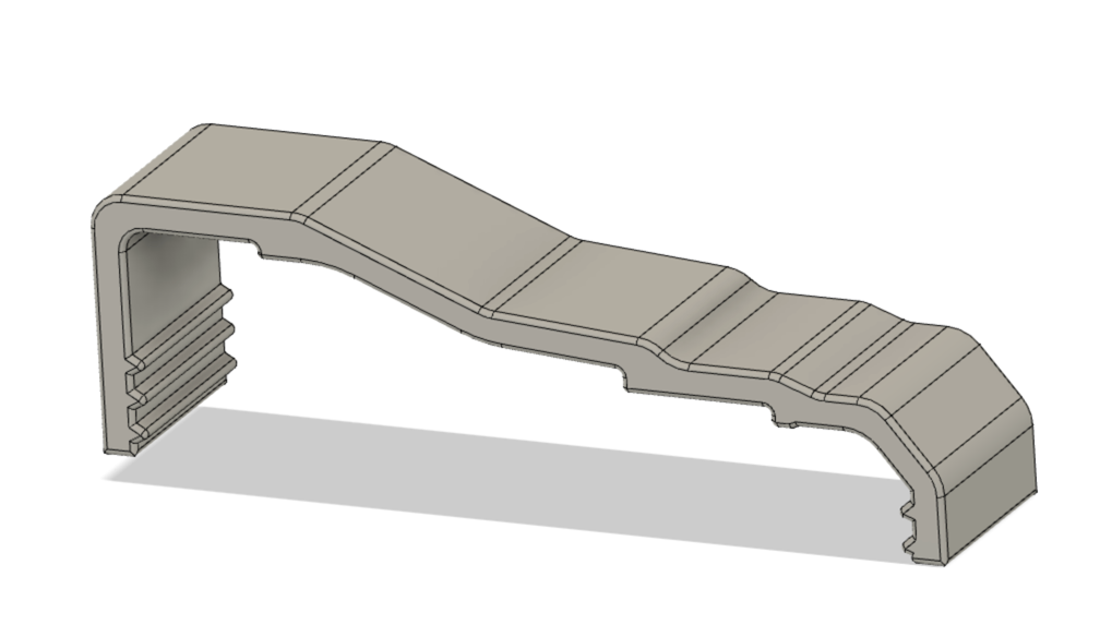 Window trim clip for room darkening curtains