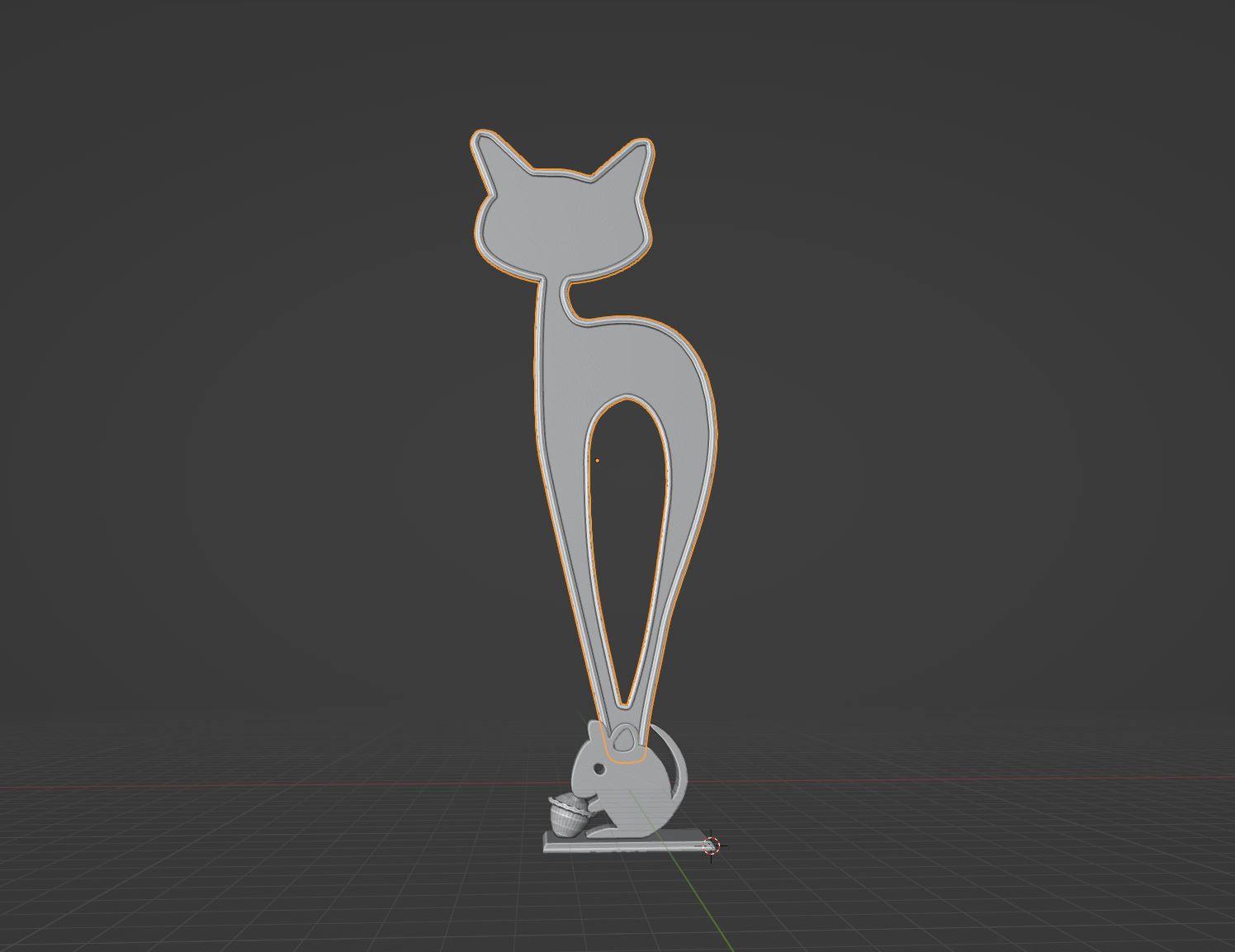 Miniatura 2 do modelo 3D Cat & Mouse