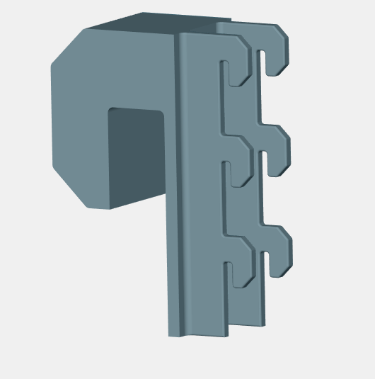 cubicle dry erase board hanger by King David Download free STL model