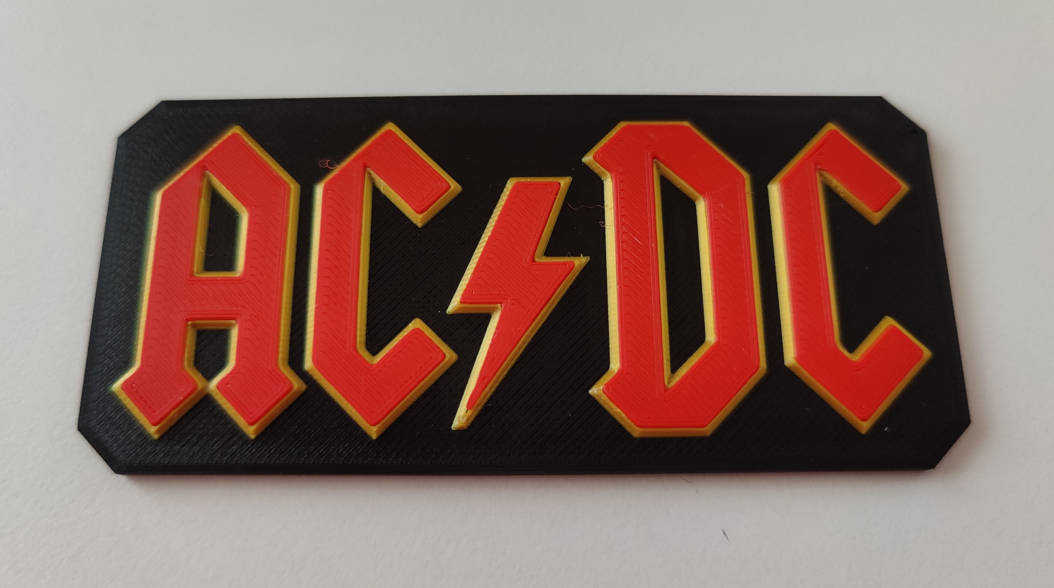 AC/DC Fridge Magnet by MichaelQ | Download free STL model | Printables.com