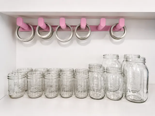 Mason Jar Ring Racks
