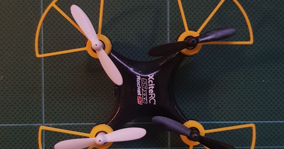 Propeller guard for quadrocopter by BINGOPRINTS Download free STL