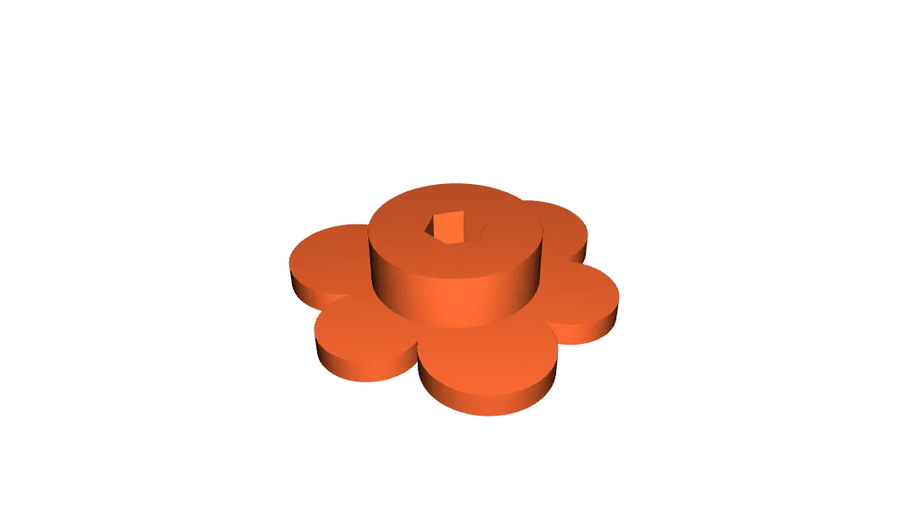 Lego Flowers by Mentyes, Download free STL model