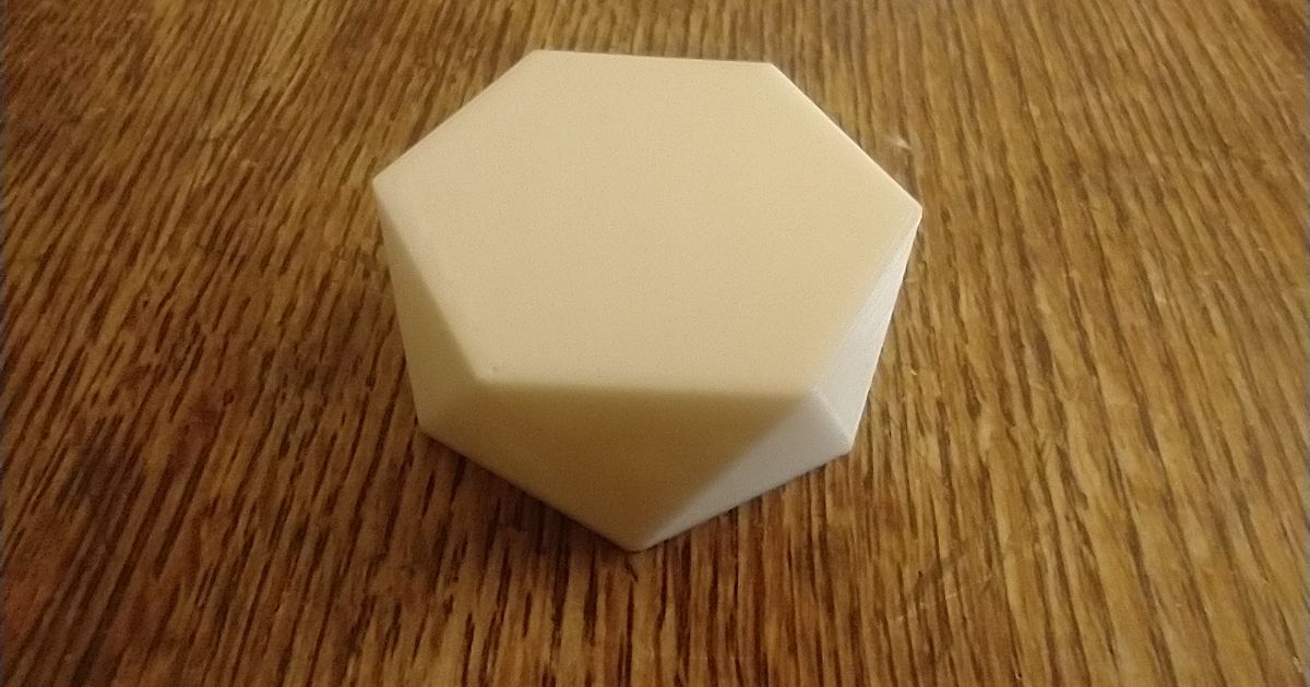 Hexagonal Antiprism by Books Download free STL model