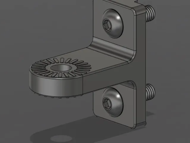Sturdy M4 and M5 3030 extrusion mount for Articulating Raspberry Pi Camera Mount