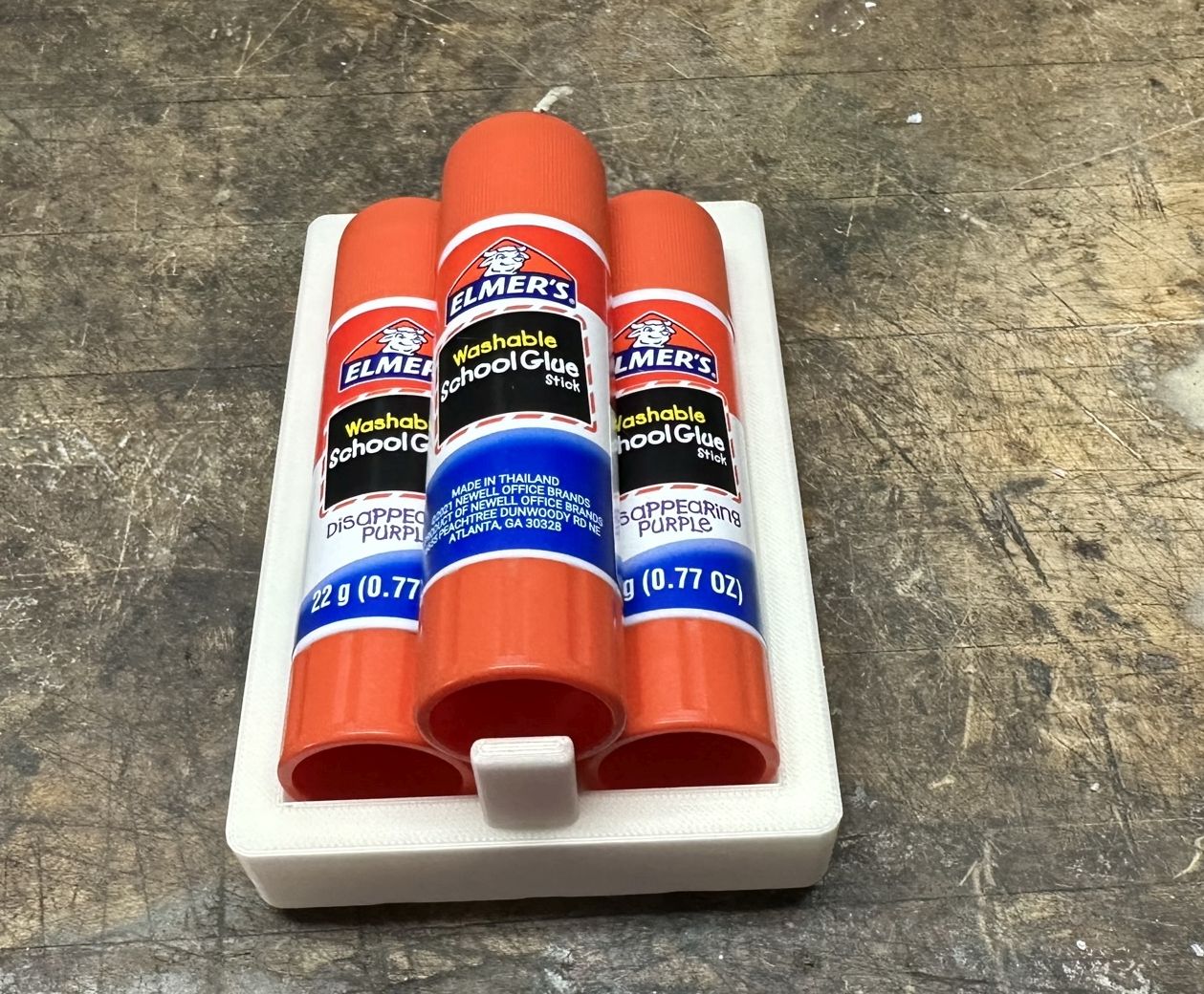 Gridfinity Horizontal Glue Stick Holder