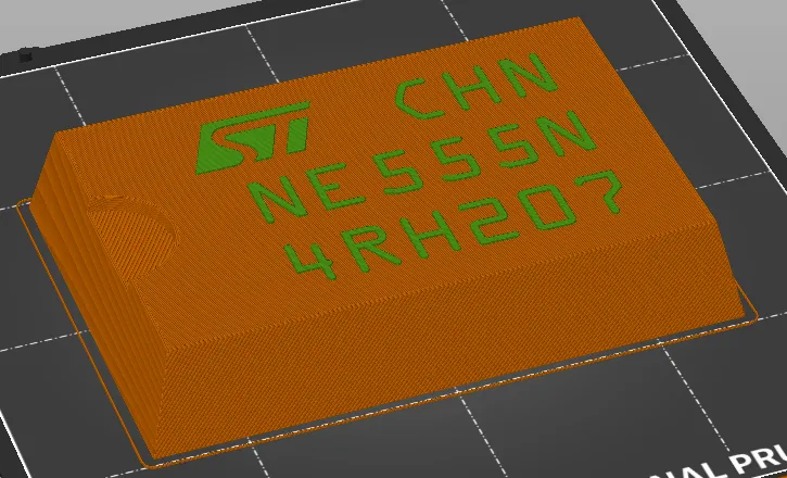 555 Timer / 8 Pin DIP Box by Francesco | Download free STL