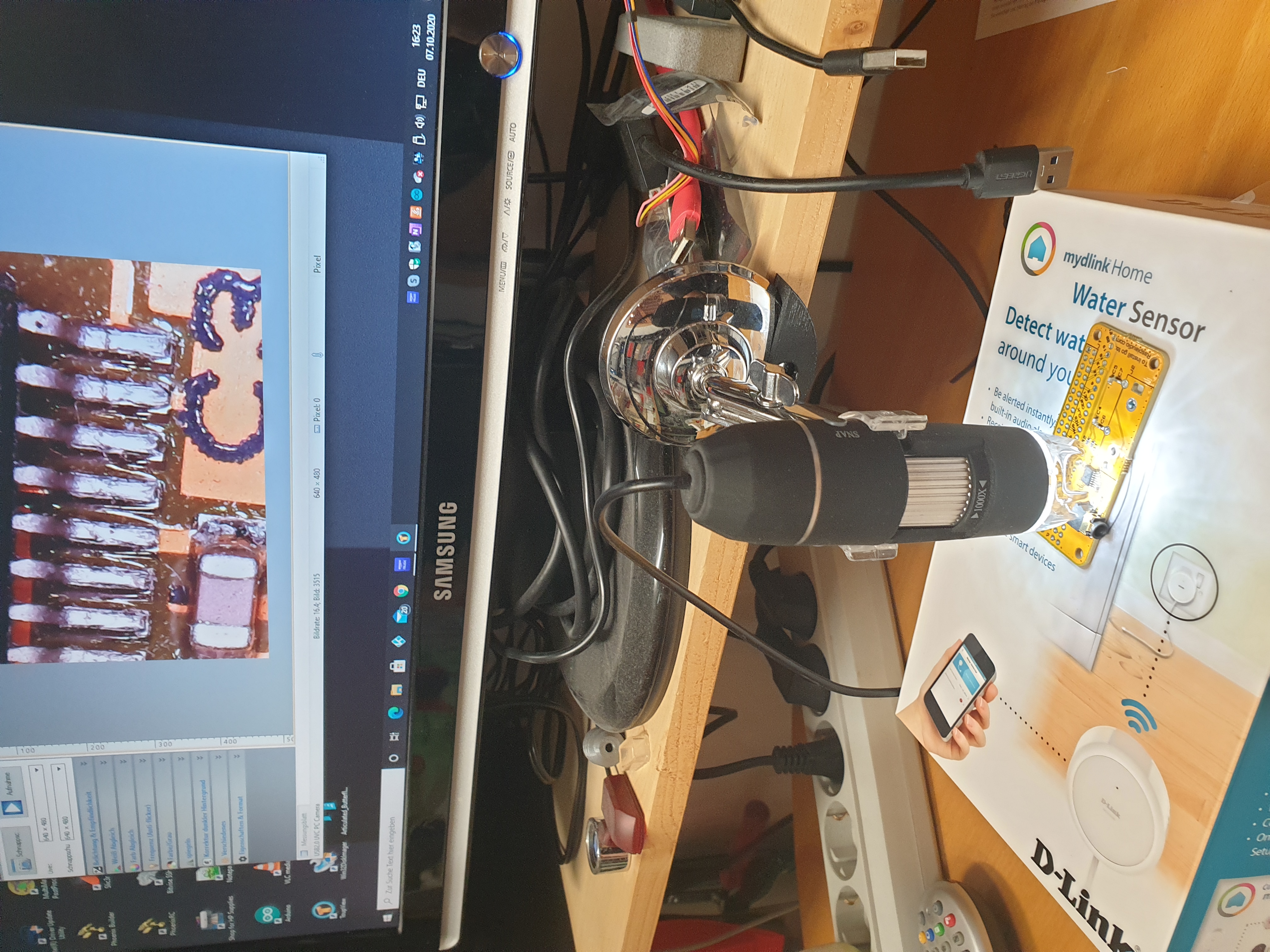 Miniatura 2 do modelo 3D USB Microscope 1000x Mount